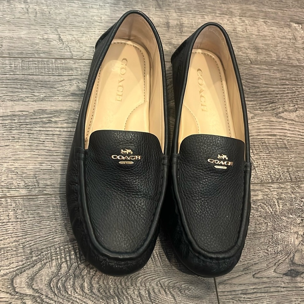 COACH Leather loafers.